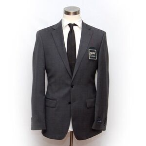 43R Jos A Bank 1905 Men's Jacket Blazer Sportcoat Dark Grey Slim Fit D100534